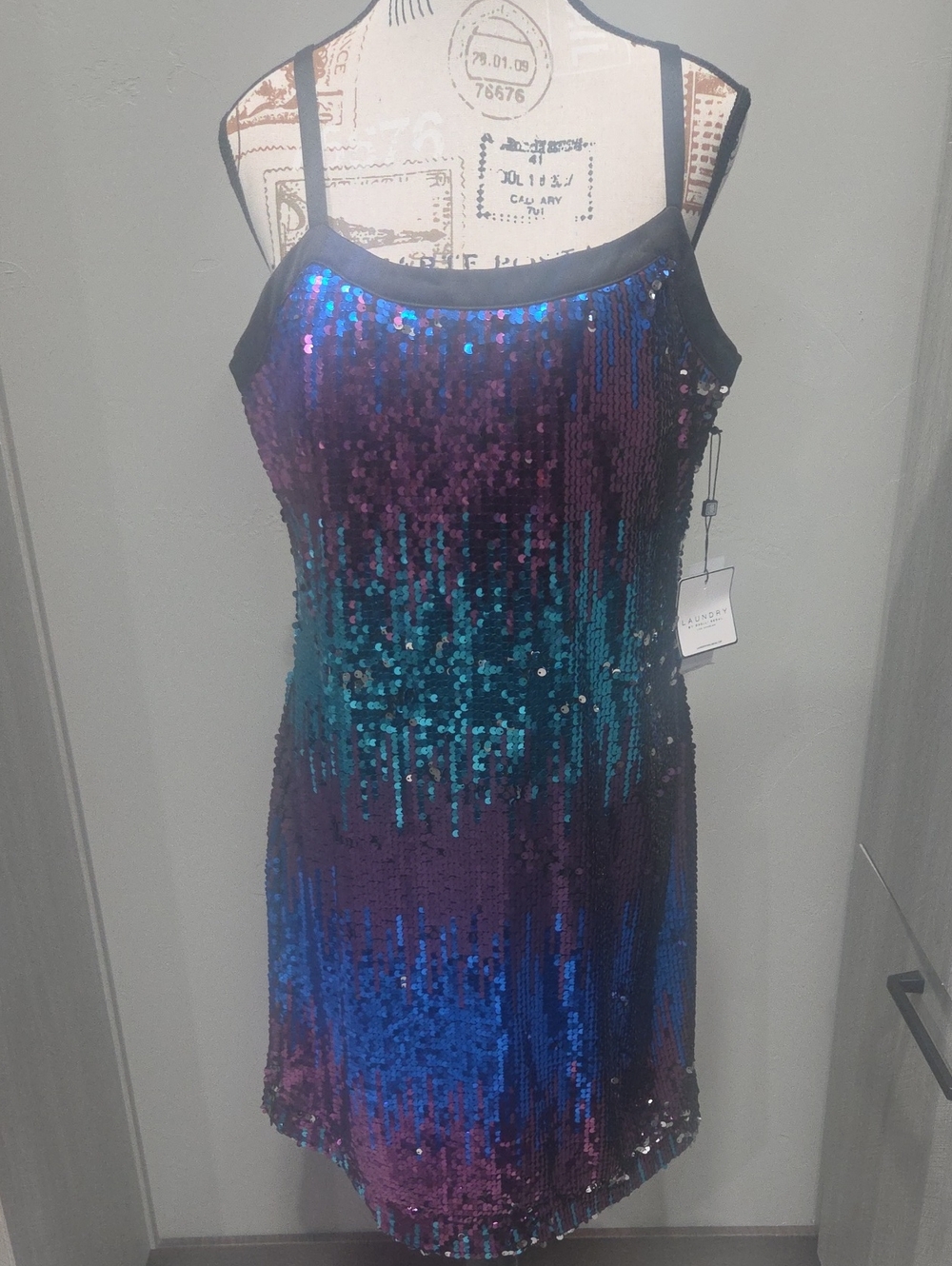 Laundry By Shelli Segal Black Dress Label Detail